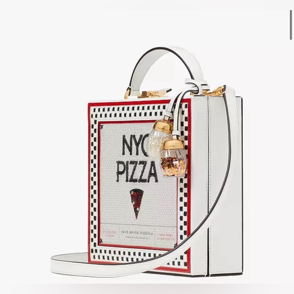 kate spade Handbags - Kate Spade Slice 3D Pizza Box Top-handle Bag New in original packaging